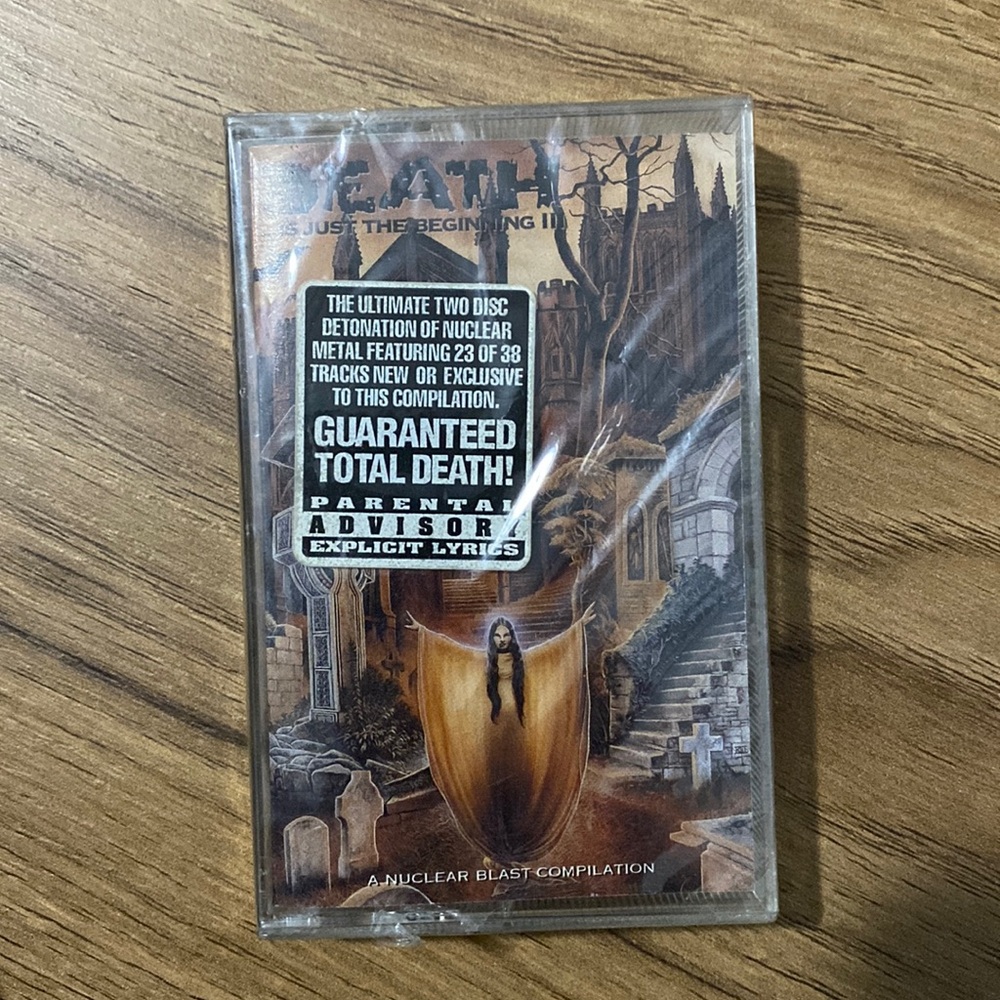 DEATH - Is Just The Beginning III Cassette (Collectible) Nuclear Blast America